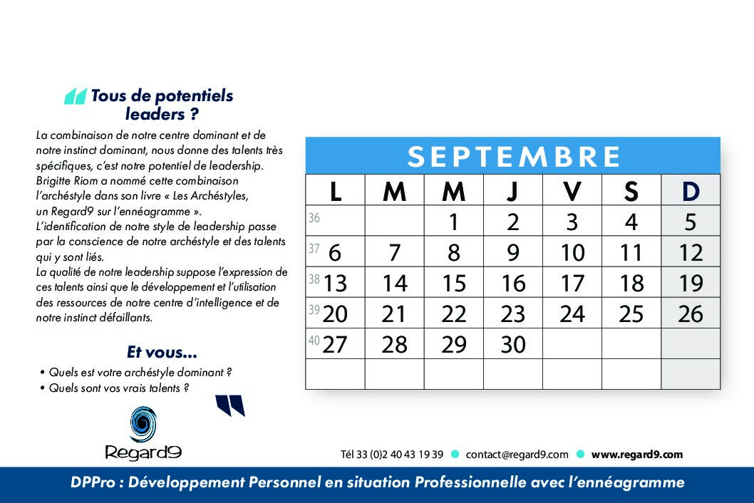 REGARD9 calendrier 11