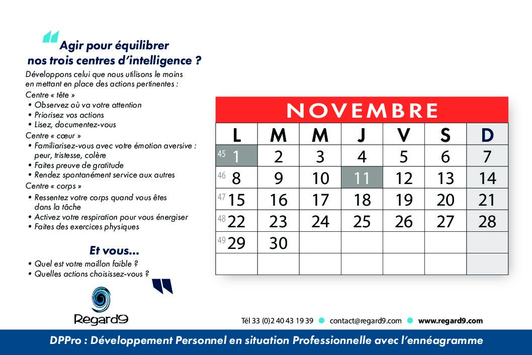 REGARD9 calendrier 13