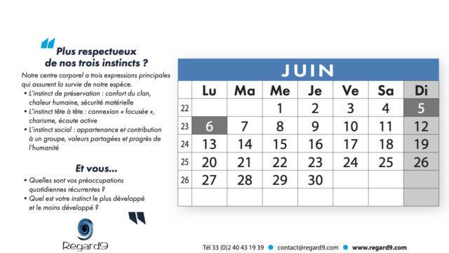 REGARD9 calendrier -juin 2022