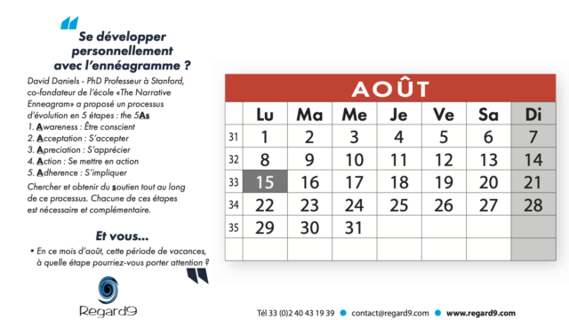 REGARD9 calendrier -aout 2022