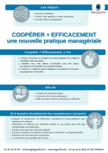 Coopérer + Efficacement