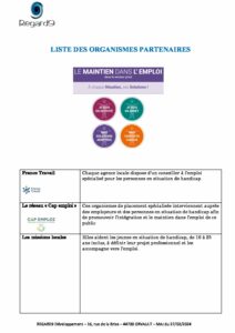 2024 02 R9 Liste des organismes partenaires